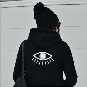 Madewell Embroidered Eye Hoodie